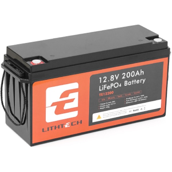 Фото - Аккумулятор для ИБП LITHTECH 12.8V 200Ah (TE12200B)
